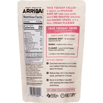 Arriba! Craft Mexican Roasted Tomato Taco Seasoning