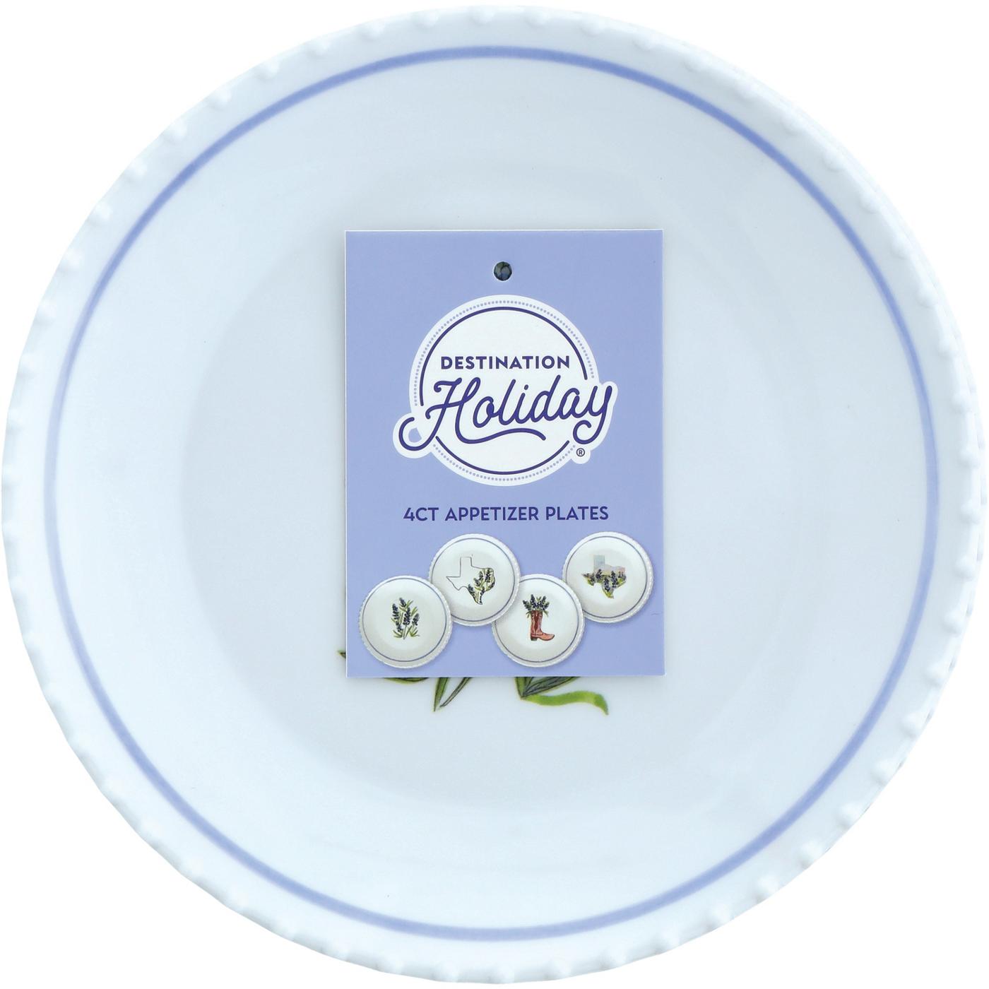 Destination Holiday Bluebonnet Appetizer Plates, 6 in; image 4 of 7