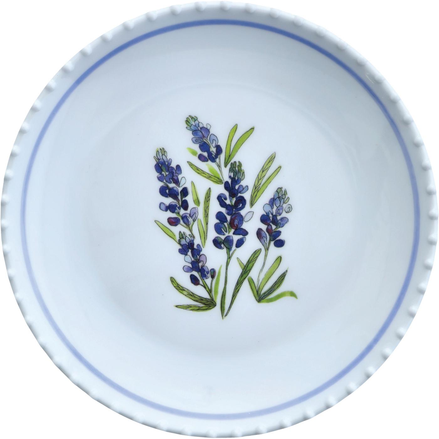Destination Holiday Bluebonnet Appetizer Plates, 6 in; image 7 of 7