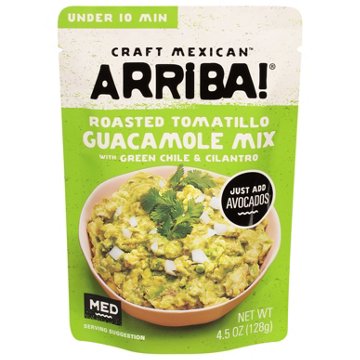 Arriba! Craft Mexican! Roasted Tomatillo Guacamole Mix, 4.5 oz