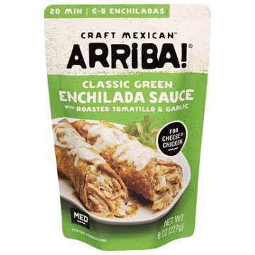 Arriba! Craft Mexican! Classic Green Enchilada Sauce, 8 oz