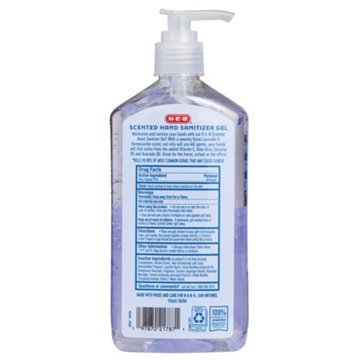 H-E-B Hand Sanitizer Gel - Lavender & Honeysuckle, 12 oz