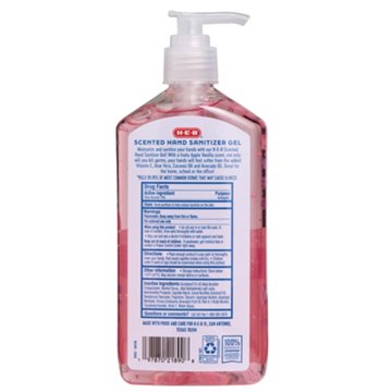 H-E-B Hand Sanitizer Gel - Apple & Vanilla, 12 oz