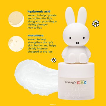 The Crème Shop x Miffy Moisturizing Lip Balm - Magnificent Marshmallow