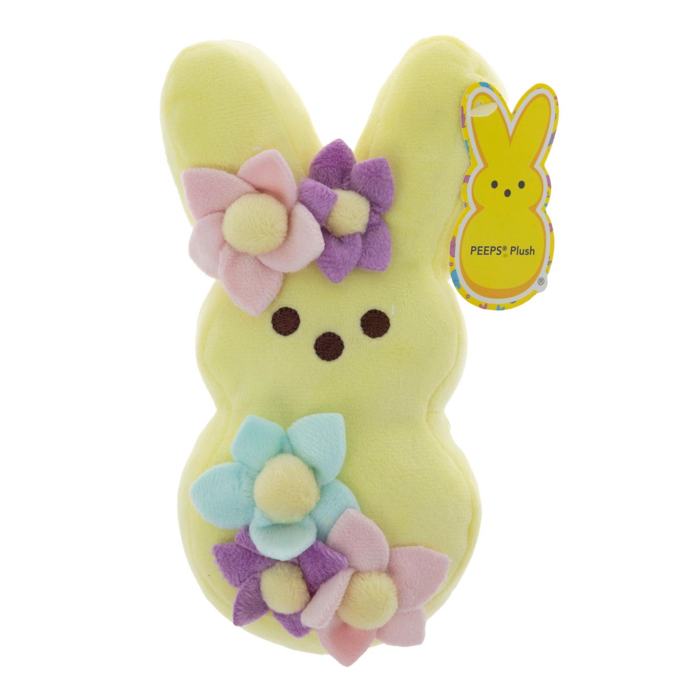Peeps Floral Easter Bunny Plush; image 1 of 4