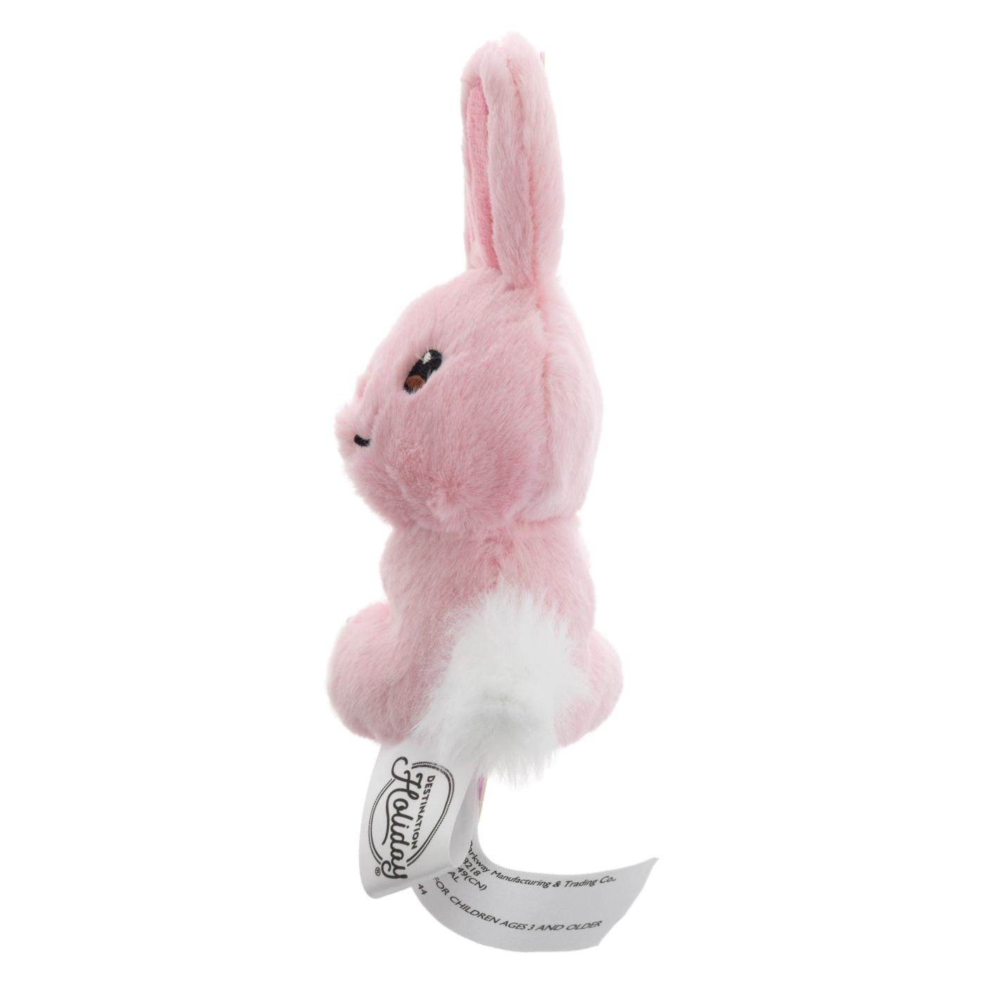 Destination Holiday Basket Easter Bunny Clip-On - Pink; image 4 of 4