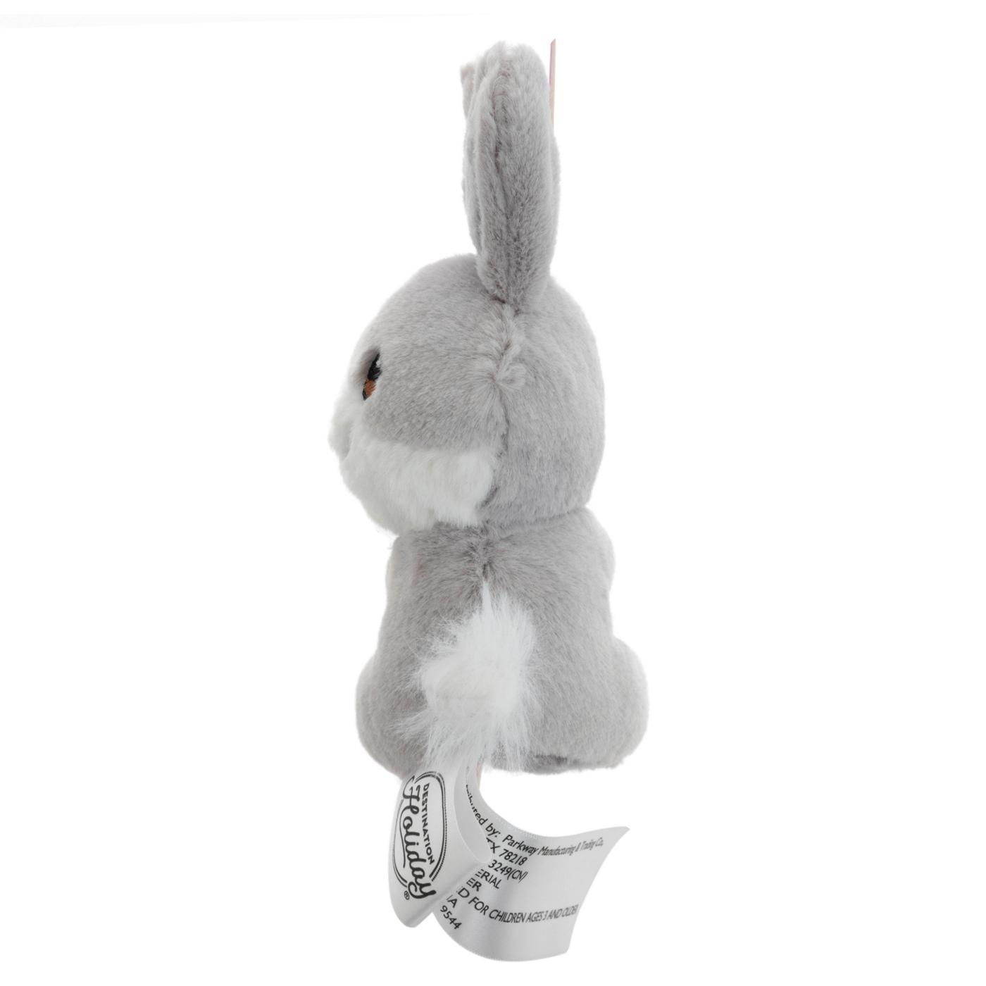 Destination Holiday Basket Easter Bunny Clip-On - Gray; image 3 of 4