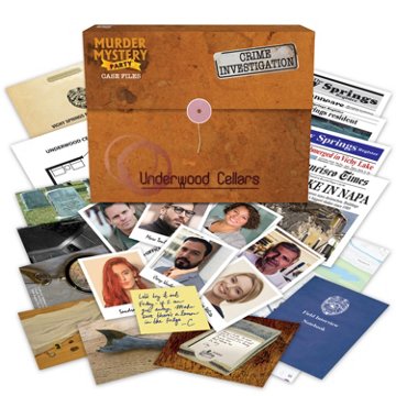 University Games Murder Mystery Party Case Files: Underwood Cellars