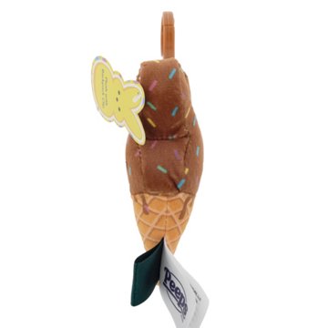 Animal Adventure Peeps Chocolate Ice Cream Cone Bunny Easter Plush Clip