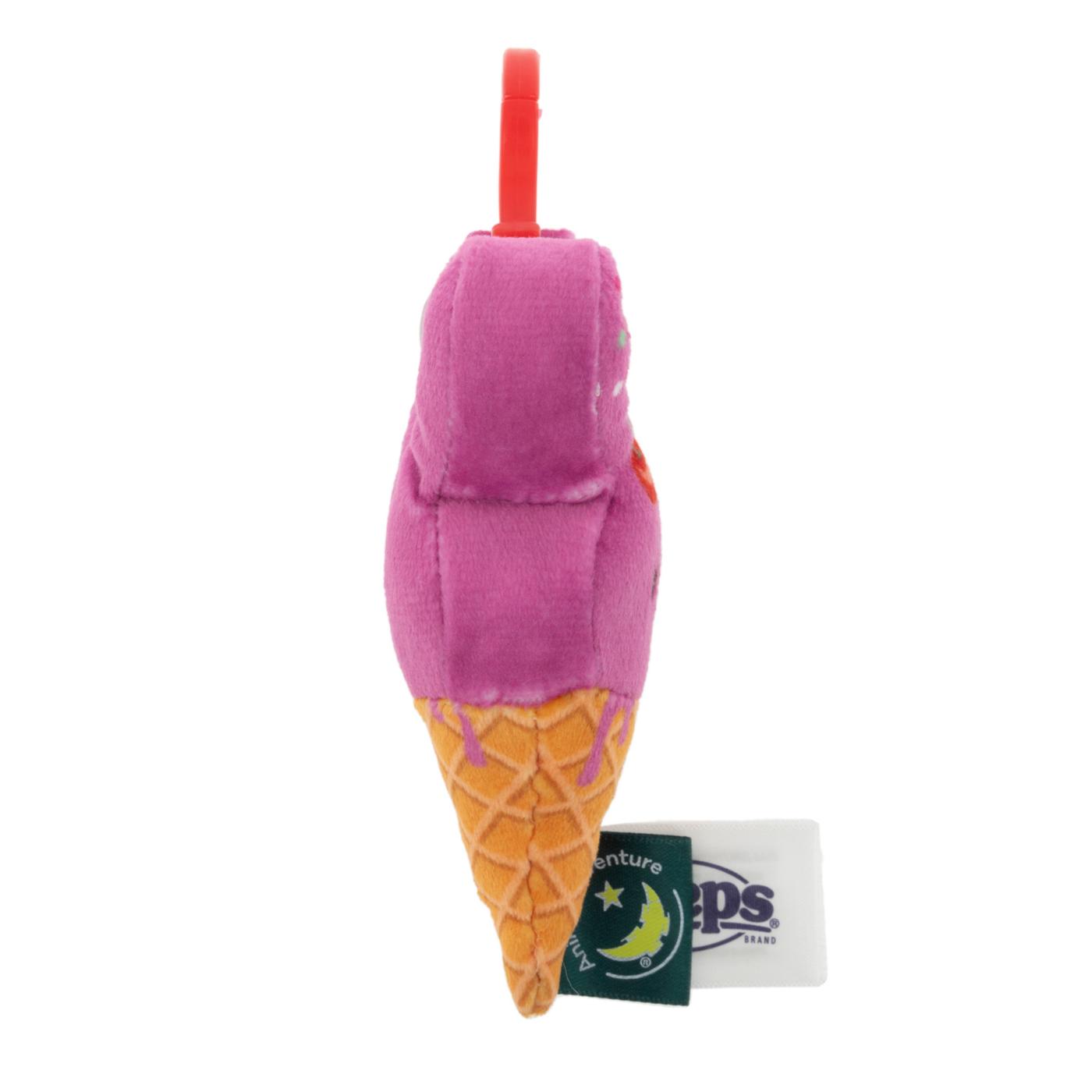 Peeps Strawberry Ice Cream Easter Bunny Plush Clip; image 4 of 4