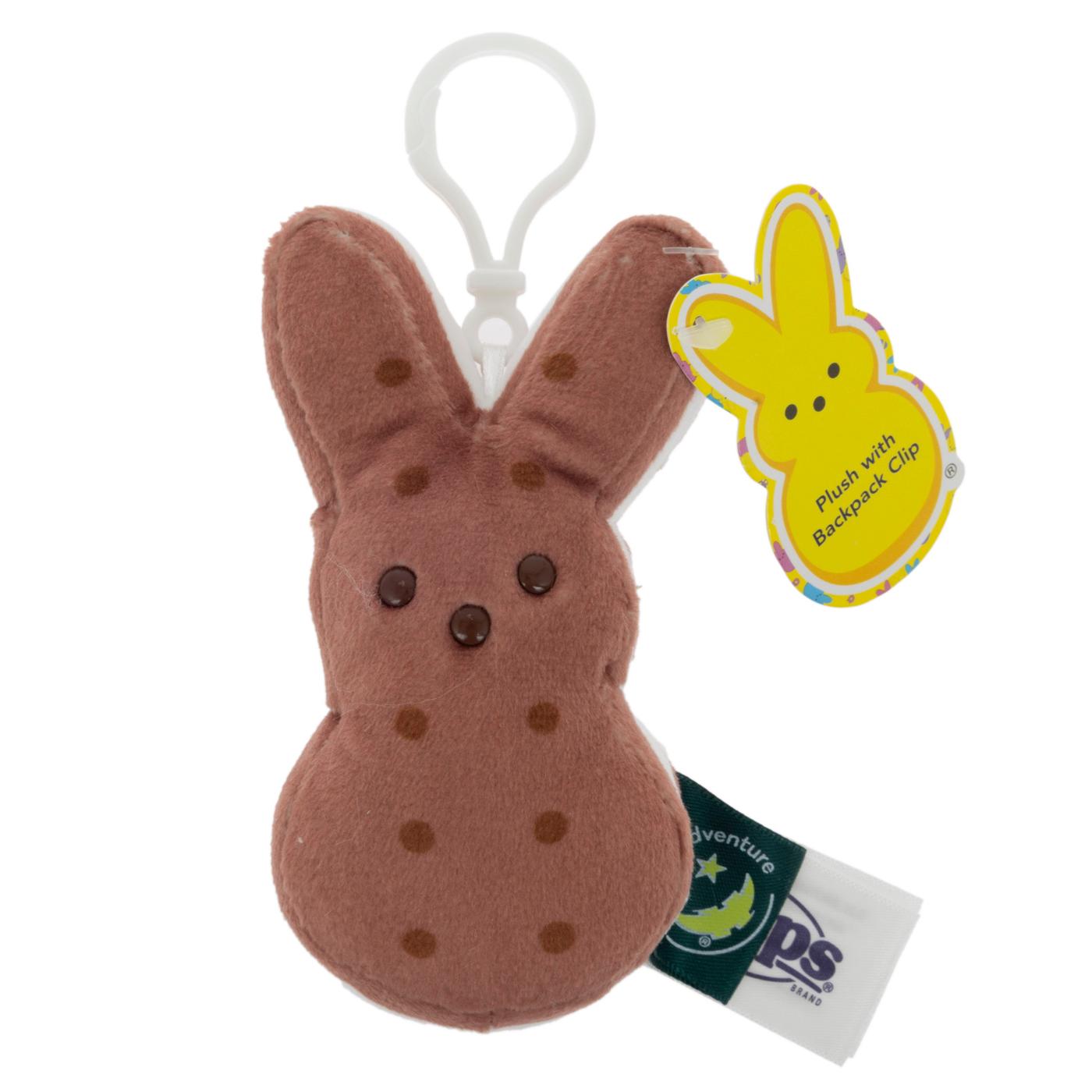 Peeps Vanilla Ice Cream Sandwich Easter Bunny Plush Clip; image 1 of 4