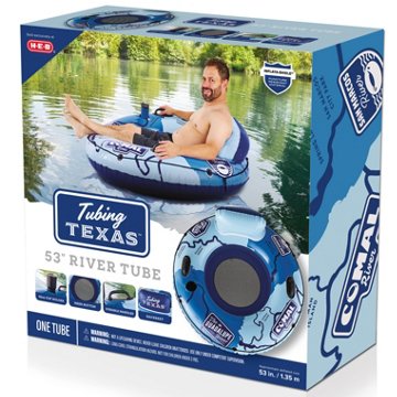 H-E-B Tubing Texas Inflatable River Tube - Blue, 53"