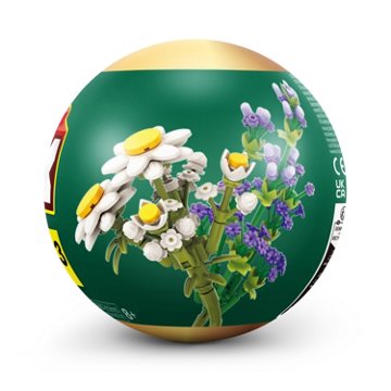 Zuru MAX Flowers Collection Building Set - Common Daisy & Lavender, 243 pc