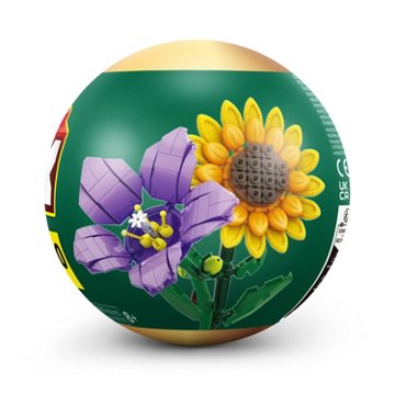 Zuru MAX Flowers Collection Building Set - Platycodon & Sunflower, 210 pc