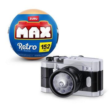 Zuru MAX Retro Collection Building Set Capsule - Camera, 152 pc