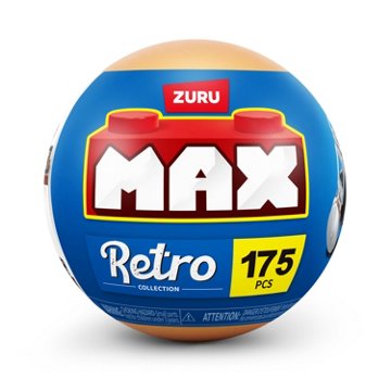 Zuru MAX Retro Collection Building Set Capsule - Cassette Player, 175 pc
