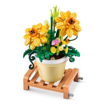 Zuru MAX Garden Collection Building Set Capsule - Cosmos Sulphureus, 152 pc