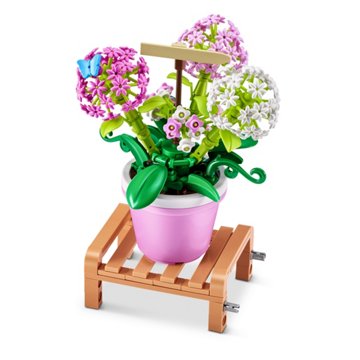 Zuru MAX Garden Collection Building Set Capsule - Hydrangea Macrophylla, 233 pc