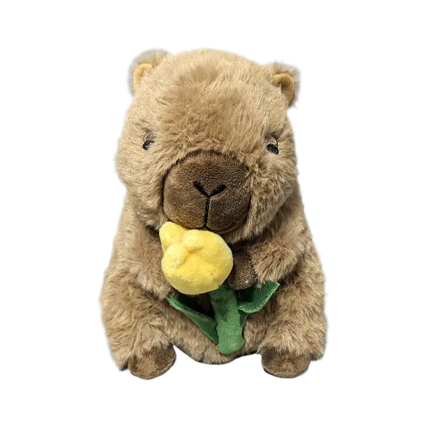 Destination Holiday Capybara with Tulip Easter Plush; image 1 of 4