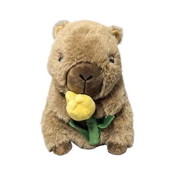 Destination Holiday Capybara with Tulip Easter Plush, 8"