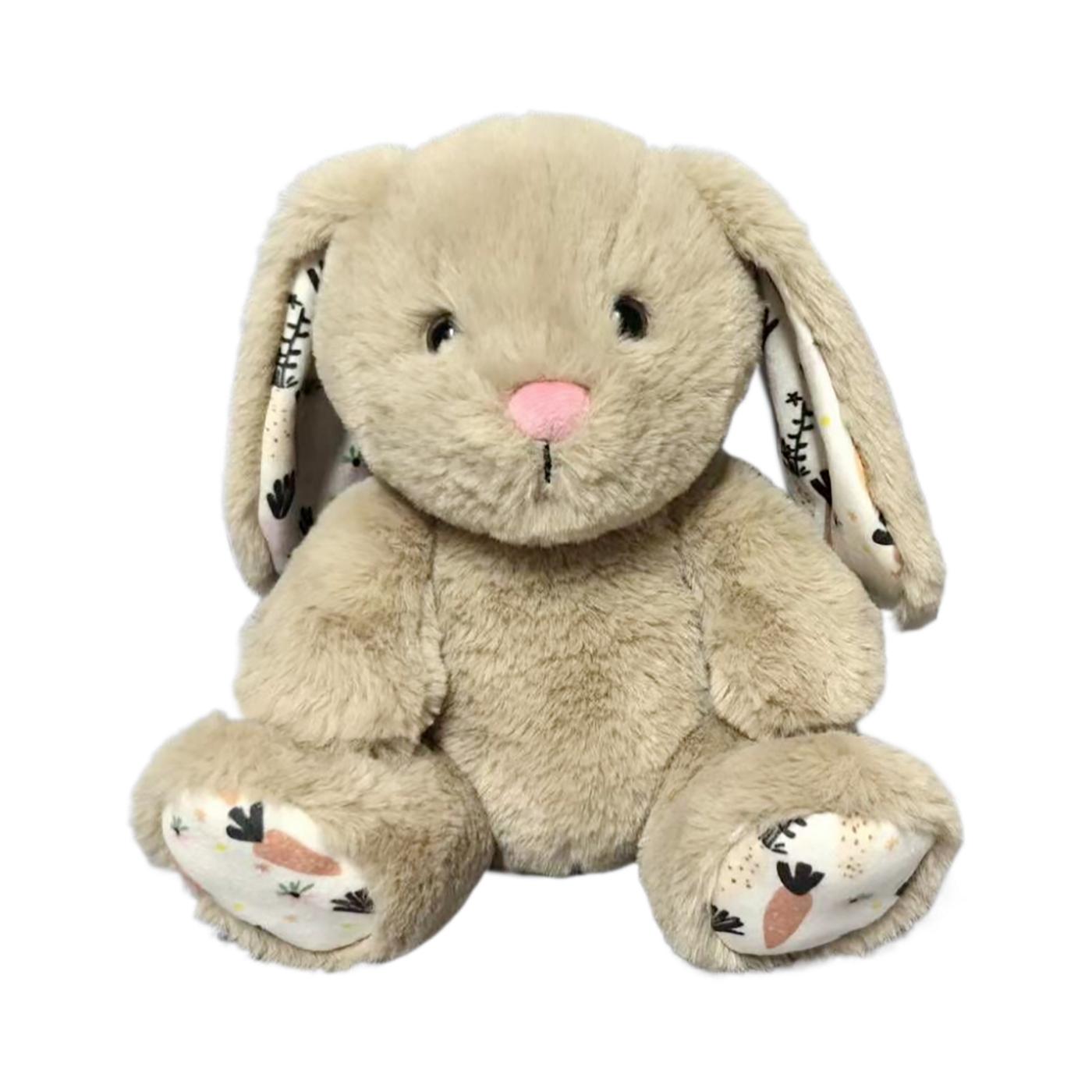 Destination Holiday Sitting Brown Bunny Easter Plush; image 1 of 4