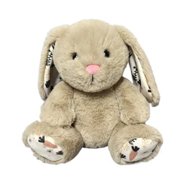 Destination Holiday Sitting Brown Bunny Easter Plush, 8"