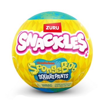 Zuru Snackles SpongeBob SquarePants Surprise Plush Caspule - Series 1, 5"