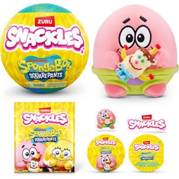 Zuru Snackles SpongeBob SquarePants Surprise Plush Caspule - Series 1, 5"