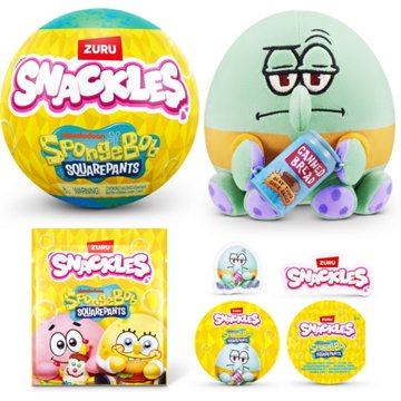 Zuru Snackles SpongeBob SquarePants Surprise Plush Caspule - Series 1, 5"