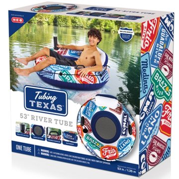 H-E-B Tubing Texas Inflatable River Tube - Sticker Print, 53"