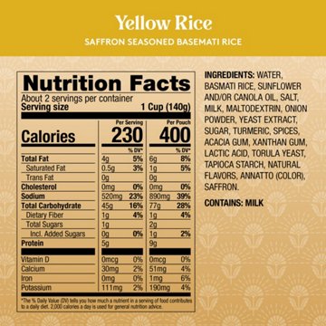 Royal Saffron Seasoned Basmati Yellow Rice
