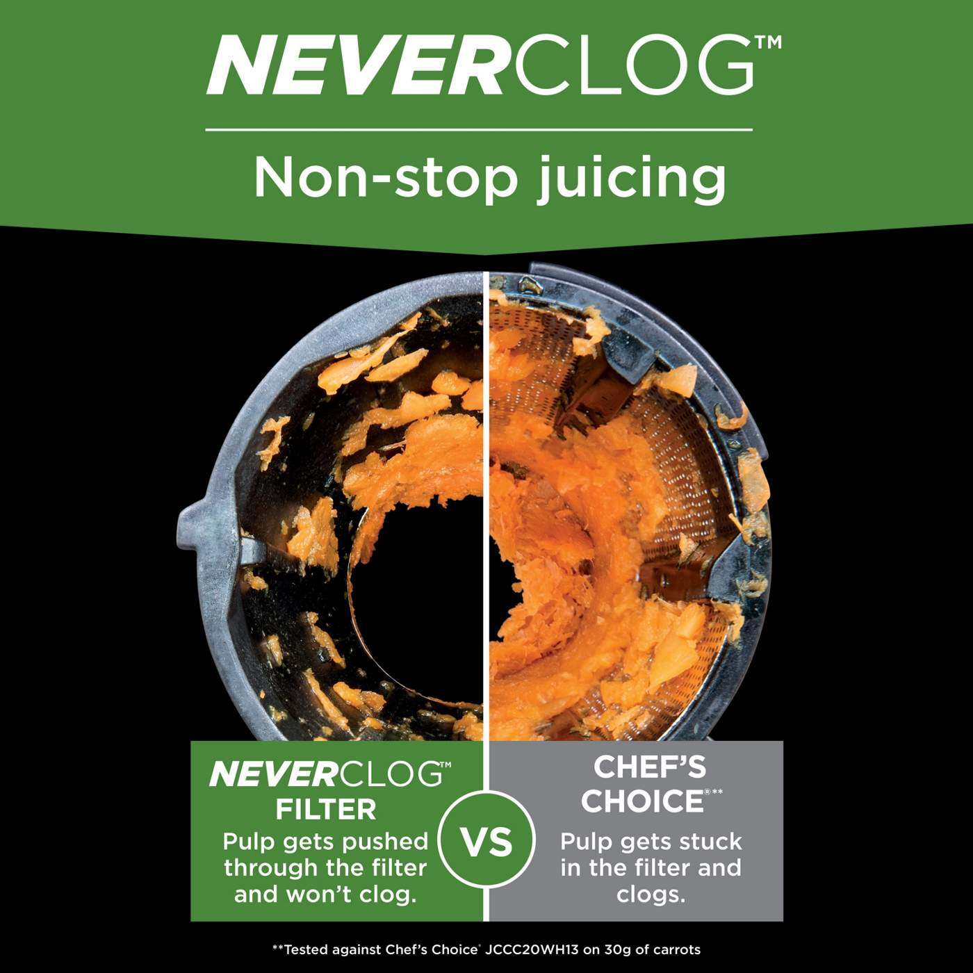 Ninja NeverClog Cold Press Juicer; image 5 of 11