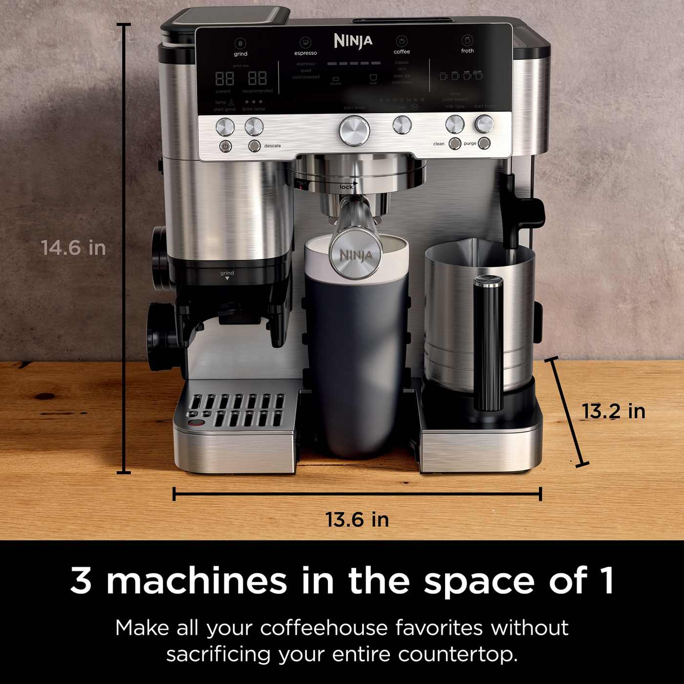 Ninja Luxe Cafe 3 in 1 Espresso Maker; image 6 of 13