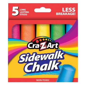 Cra-Z-Art Sidewalk Chalk, 5 pk
