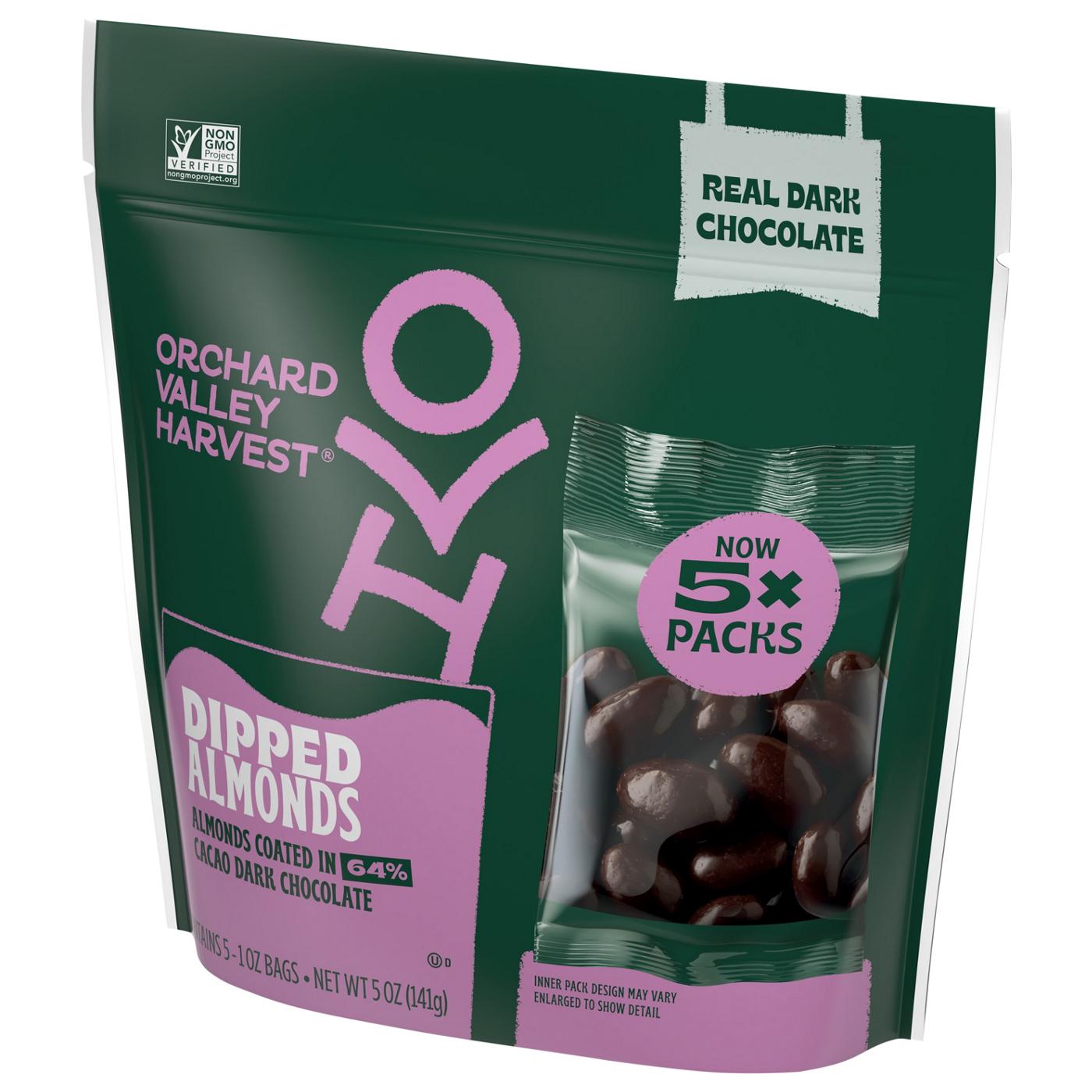 Orchard Valley Harvest Dark Chocolate-Dipped Almond Snack Packs; image 2 of 6