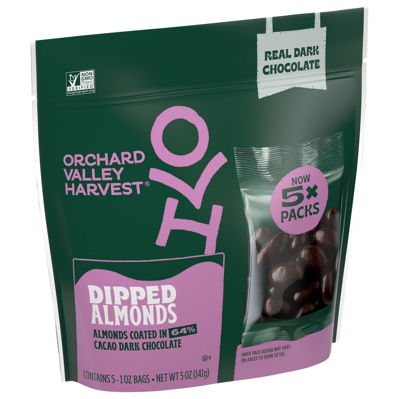Orchard Valley Harvest Dark Chocolate-Dipped Almond Snack Packs; image 5 of 6