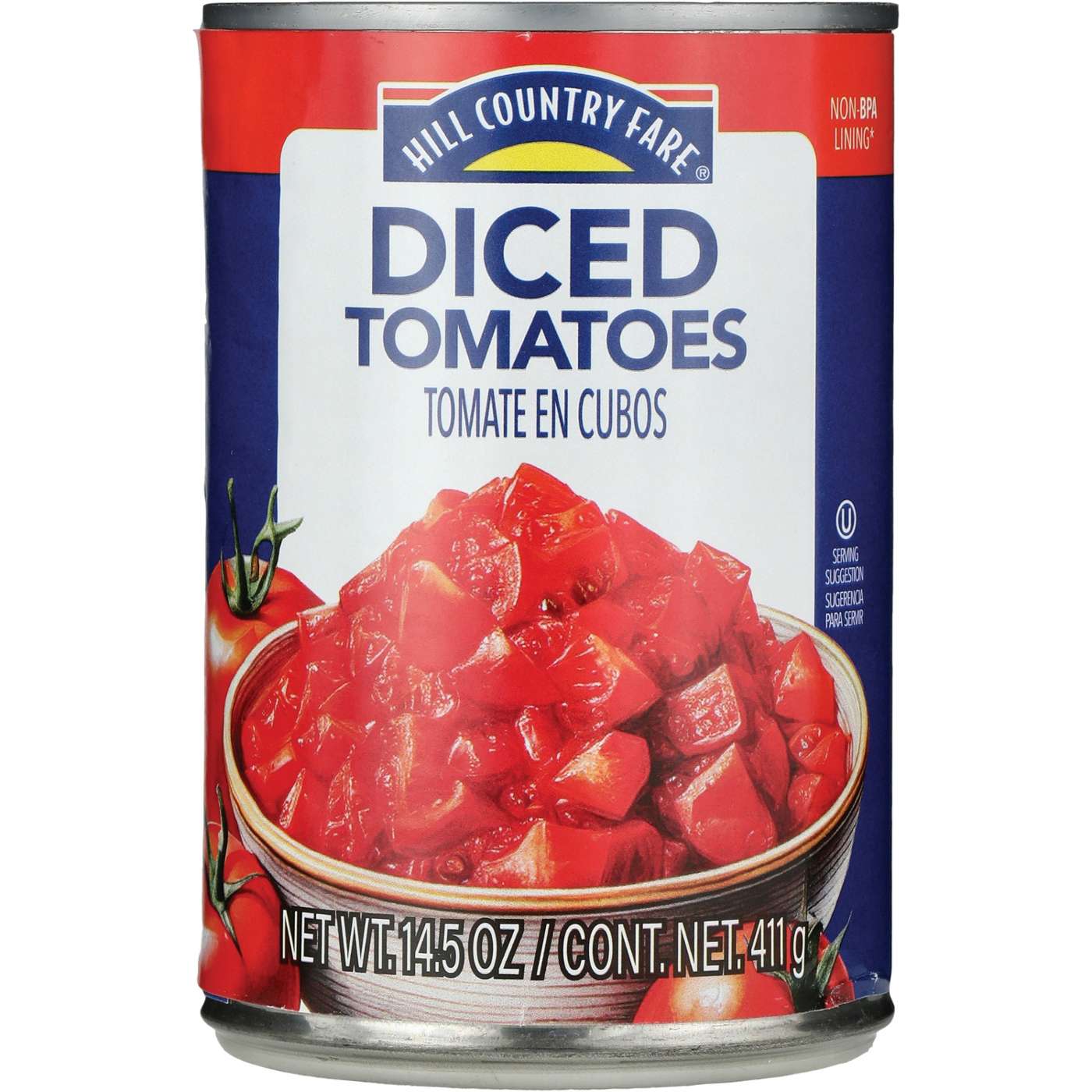 Hill Country Fare Diced Tomatoes; image 1 of 3
