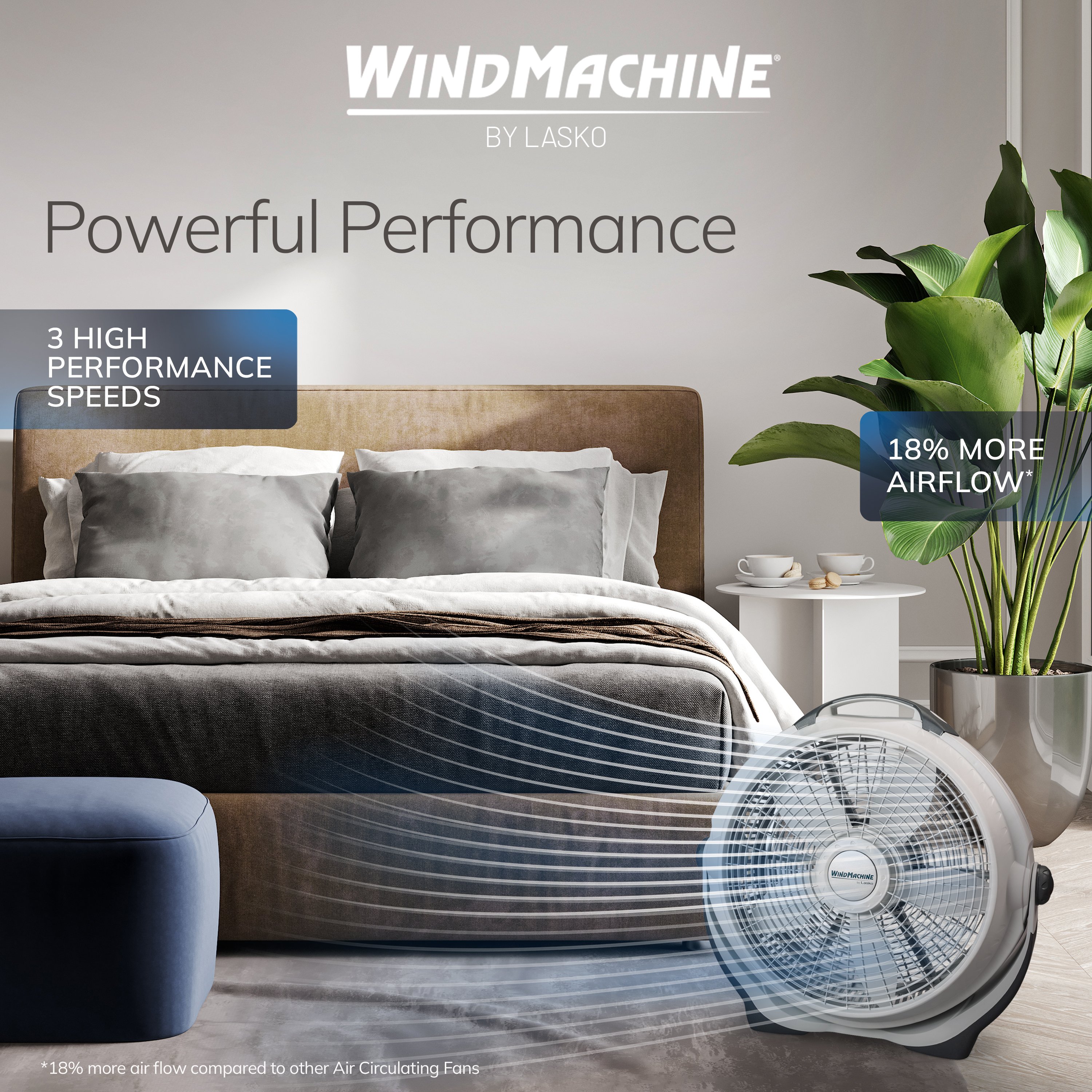 Lasko Wind Machine Fan - Shop Fans & air purifiers at H-E-B