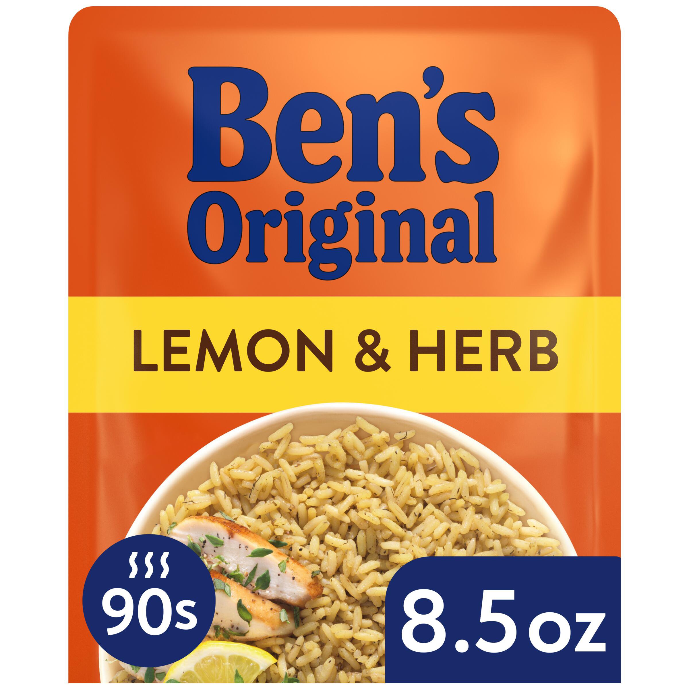 Ben's Original Ready Rice Lemon & Herb - Shop Rice & grains at H-E-B