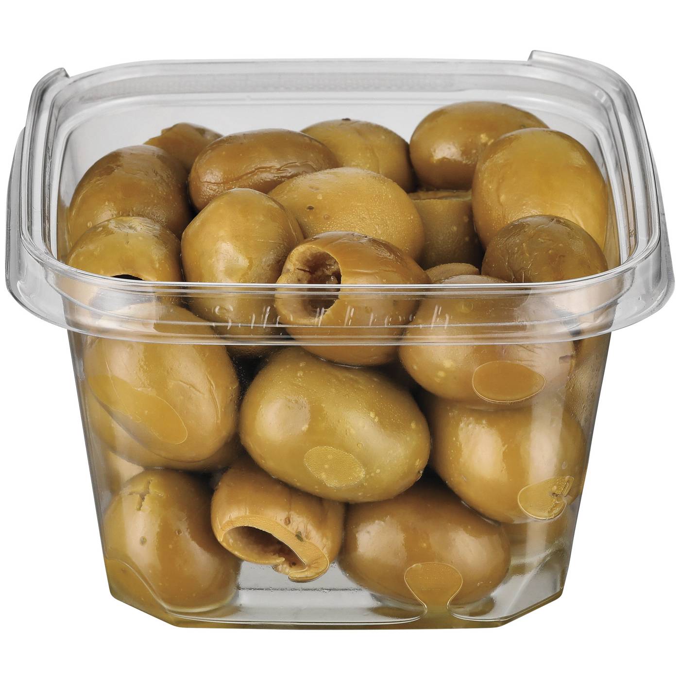 DeLallo Gigante Pitted Green Olives; image 1 of 4
