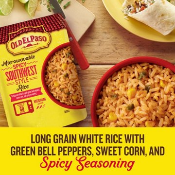 Old El Paso Microwavable Spicy Southwest Style Rice Pouch