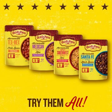 Old El Paso Microwavable Spicy Southwest Style Rice Pouch