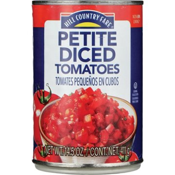 Hill Country Fare Petite Diced Tomatoes, 14.5 oz