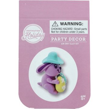 Destination Holiday Cowboy Bunny Air Dry Clay Kit