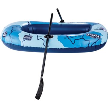H-E-B Tubing Texas Inflatable Raft with Oars, 72.8" x 38" x 16.9"