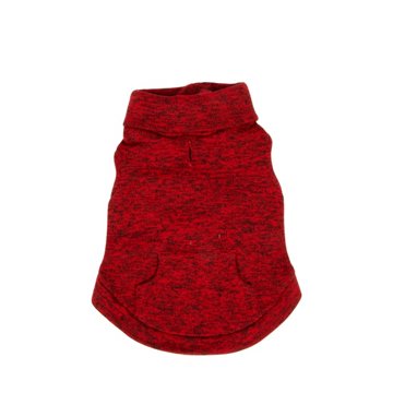 Simply Dog Brown Pull-On Marled Jacket - Small