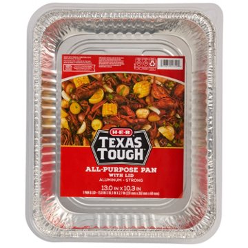 H-E-B Texas Tough All Purpose Foil Pan & Lid