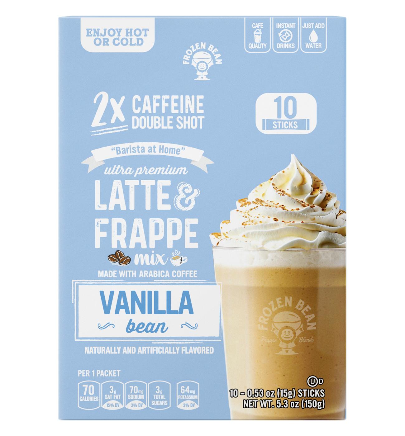 Frozen Bean Latte & Frappe Mix Flavored Coffee Packets - Vanilla Bean; image 1 of 4