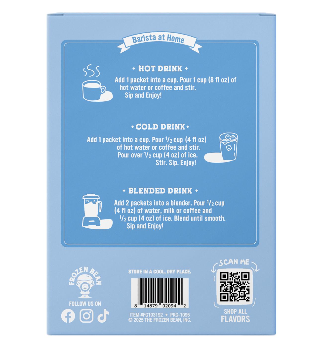 Frozen Bean Latte & Frappe Mix Flavored Coffee Packets - Vanilla Bean; image 3 of 4