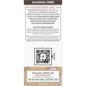 Mary Ruth's Organic Lion's Mane Mushroom Liquid Extract